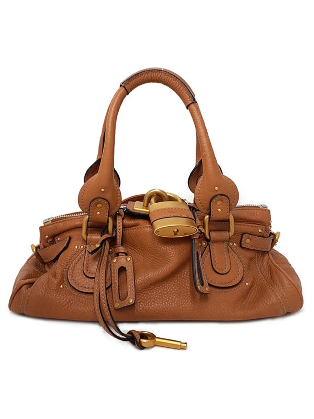Chloe Paddington satchel shoulder bag It bag Brown